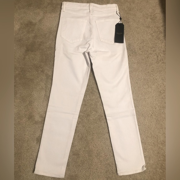 Rag & Bone Cigarette High Rise White Jeans. NWT! Sz 25 & 27 - Picture 9 of 16